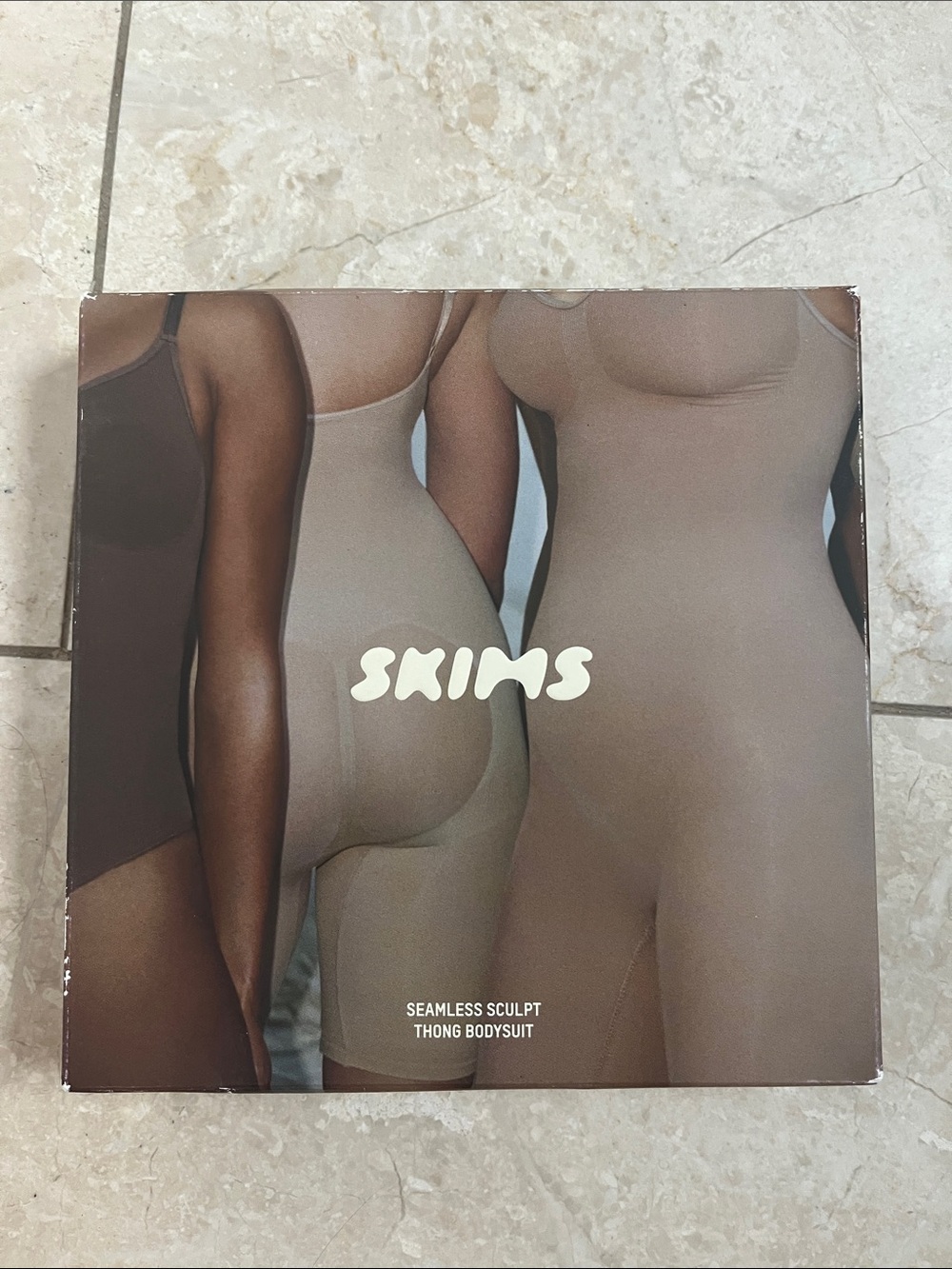 SKIMS Seamless Sculpt Thong Bodysuit - Clay